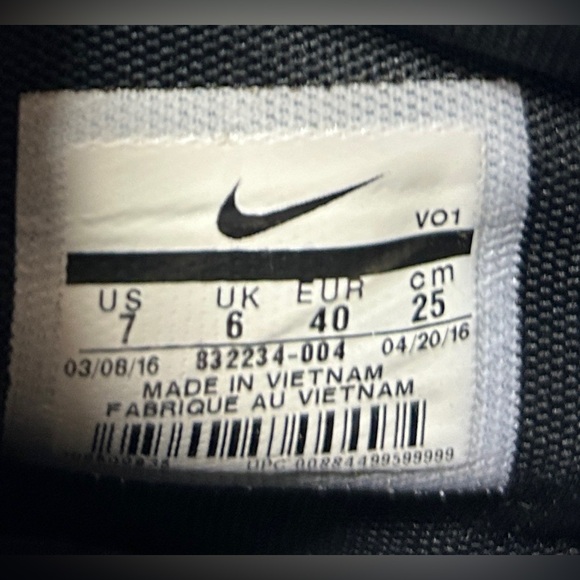 Nike Zoom Ascention Basketball Shoes US.7 - Picture 6 of 6